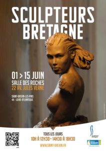 affiche St Brevin 2025 - Sculpteurs Bretagne